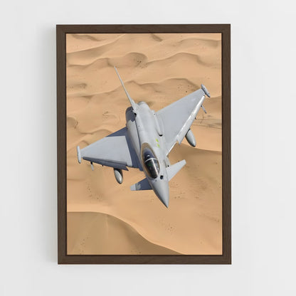 ap-eurofighter typhoon-5 cadre Bois foncé
