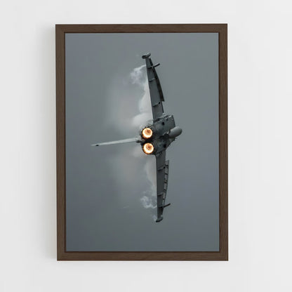 ap-eurofighter typhoon-9 cadre Bois foncé