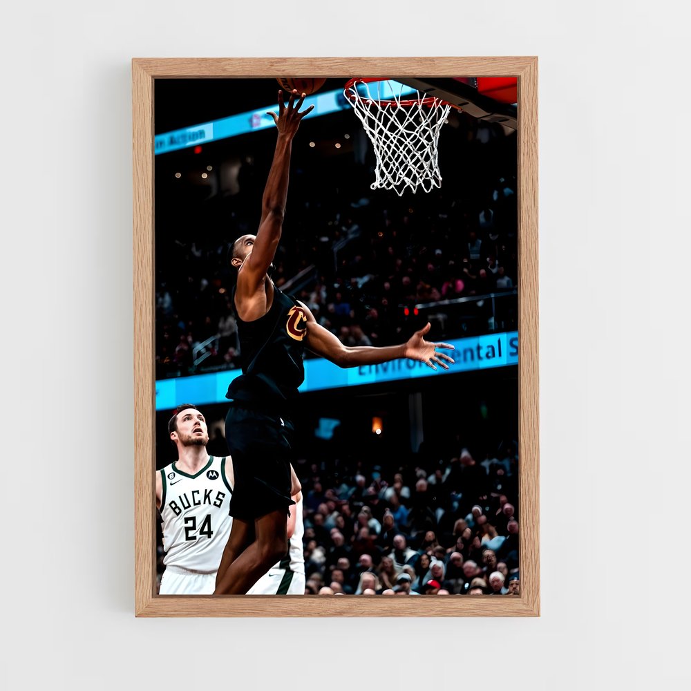 ap-evan mobley-4 cadre Bois clair