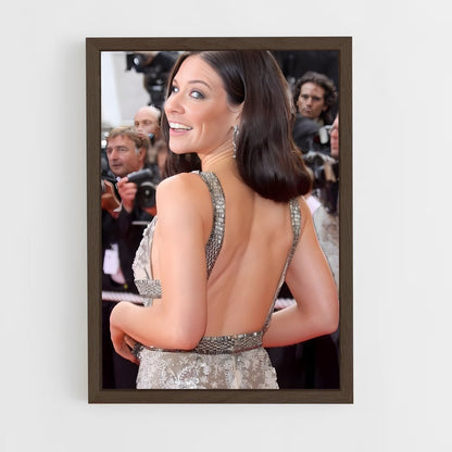 ap-evangeline lilly-11 cadre Bois foncé