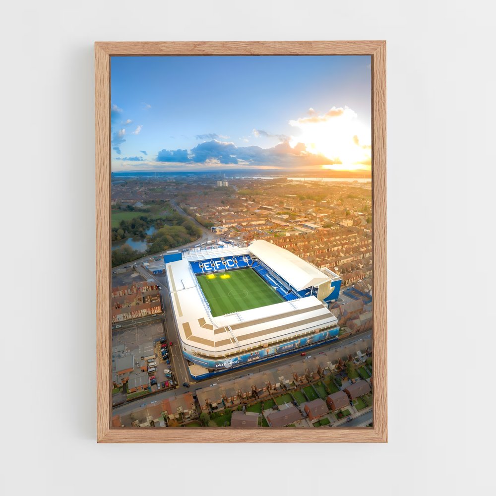 ap-everton fc-8 cadre Bois clair