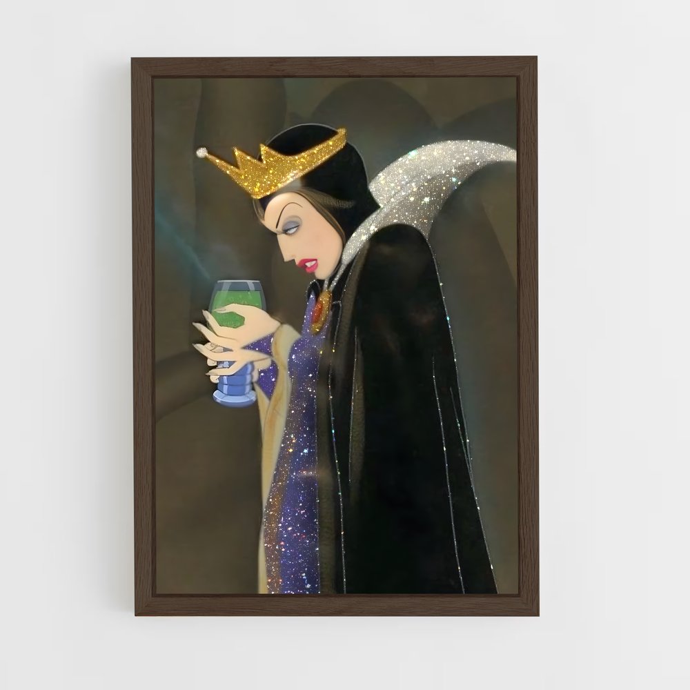 ap-evil queen-10 cadre Bois foncé
