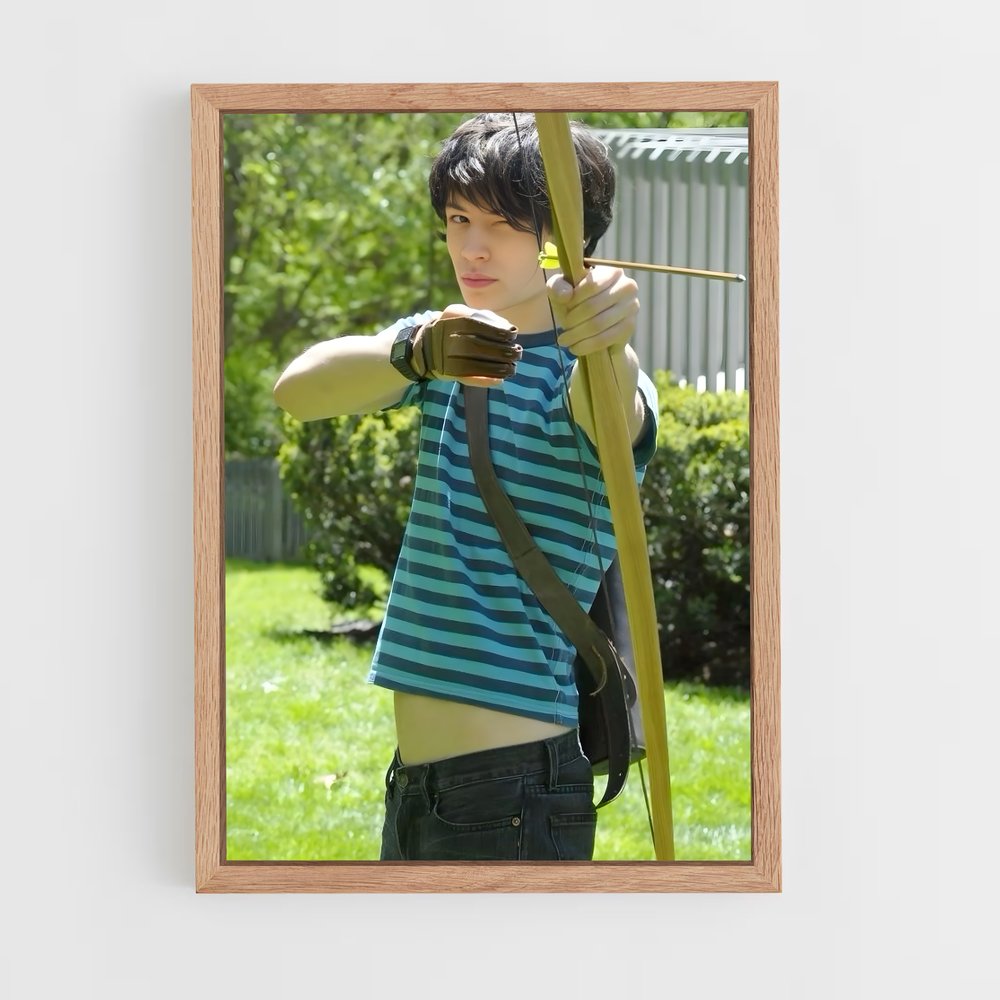 ap-ezra miller-1 cadre Bois clair