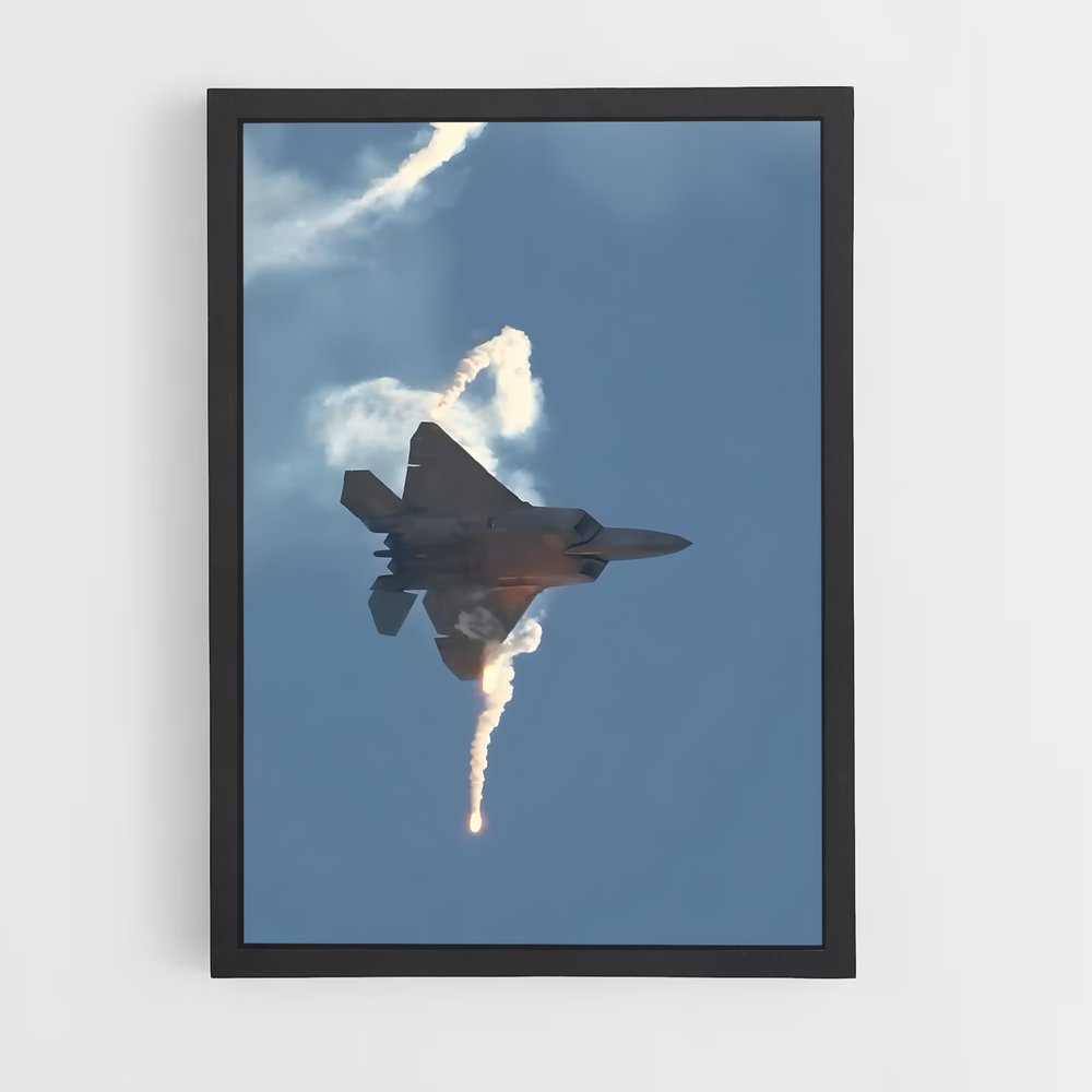 ap-f-22 raptor-6 cadre Noir
