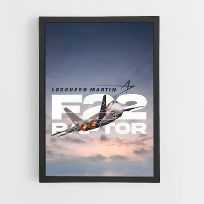 ap-f-22 raptor-8 cadre Noir