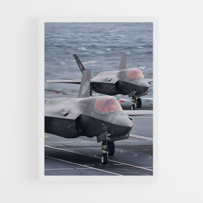 ap-f-35 lightning ii-7 cadre Blanc