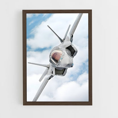 ap-f-35 lightning ii-8 cadre Bois foncé