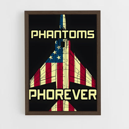 ap-f-4 phantom-2 cadre Bois foncé