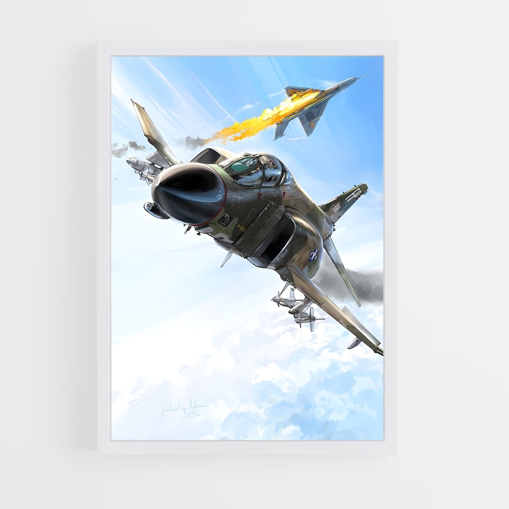 ap-f-4 phantom-5 cadre Blanc