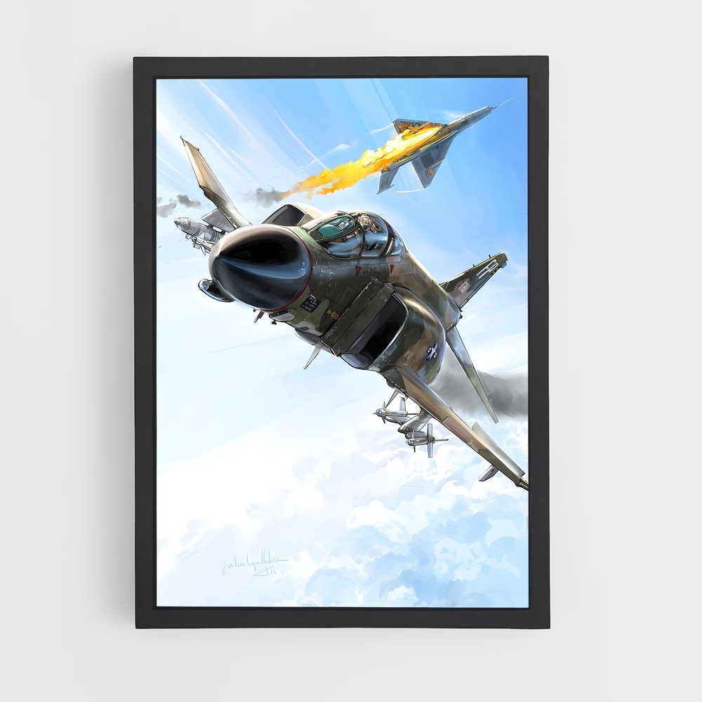 ap-f-4 phantom-5 cadre Noir