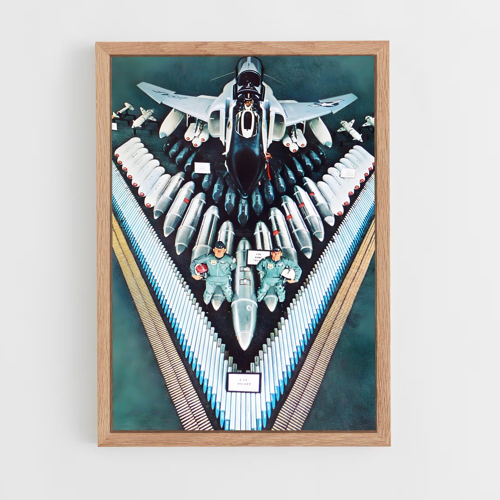 ap-f-4 phantom-6 cadre Bois clair