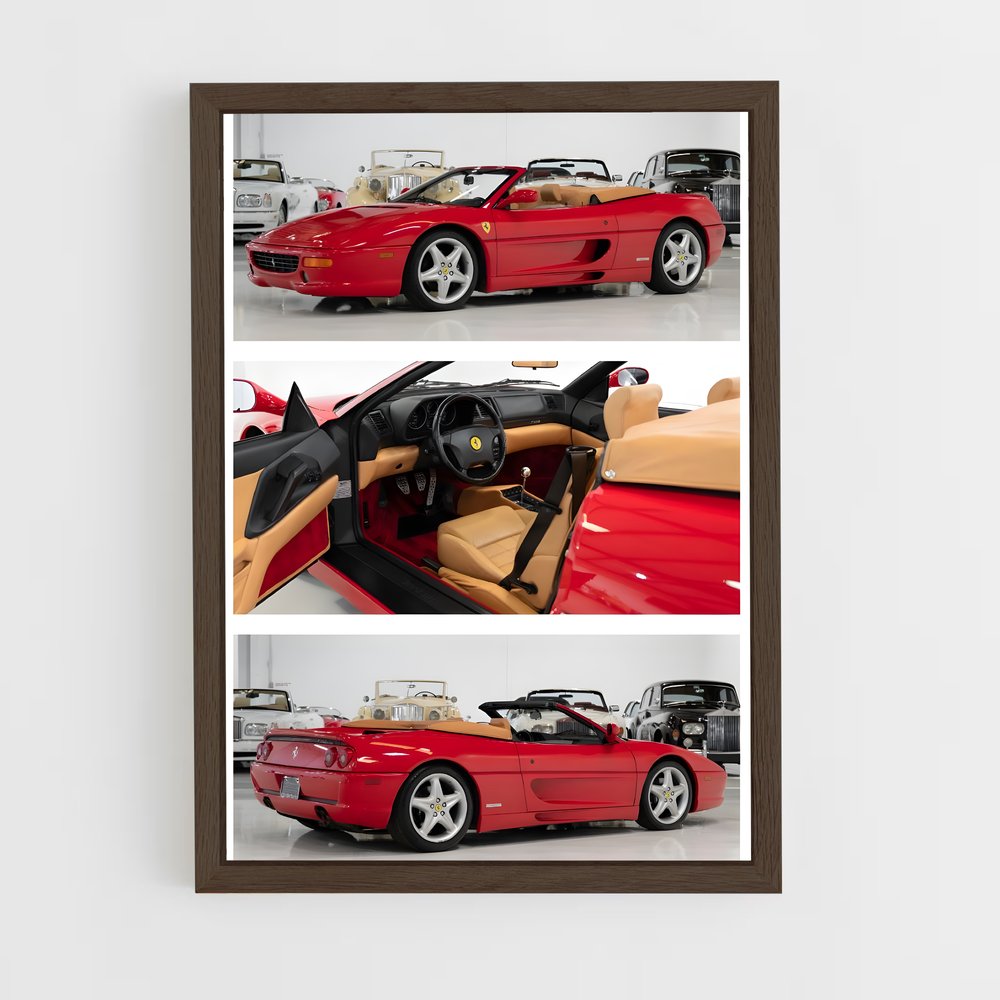 ap-f355 spider-2 cadre Bois foncé