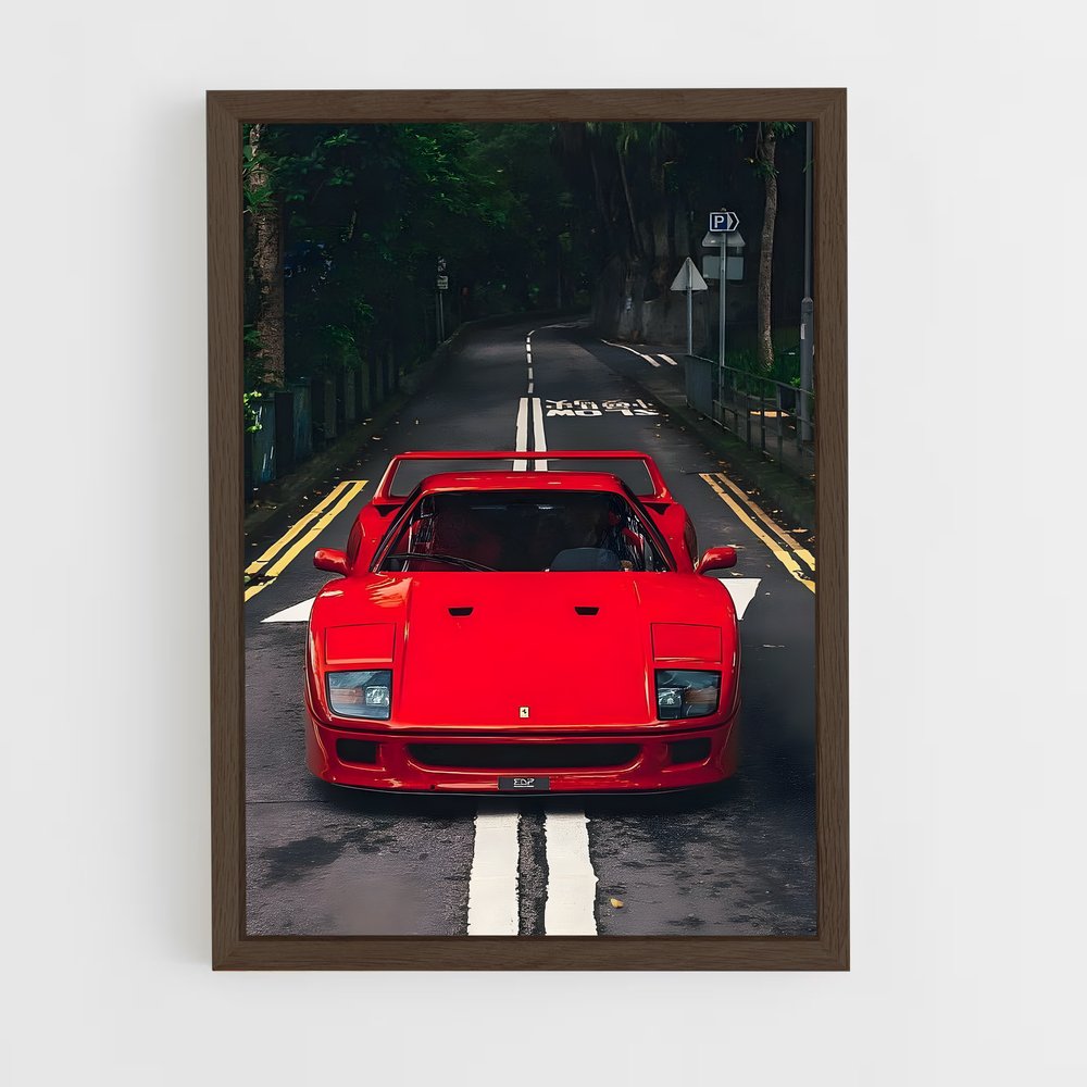 ap-f40-1 cadre Bois foncé