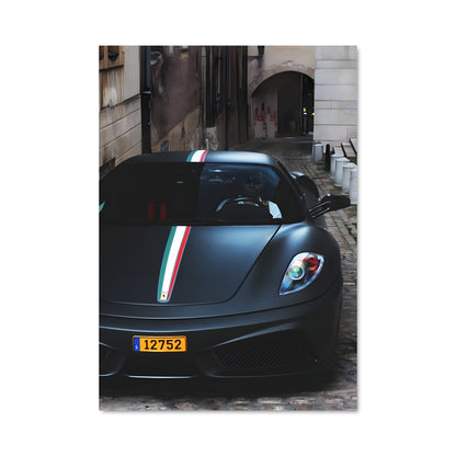 Poster Ferrari sur Pavés