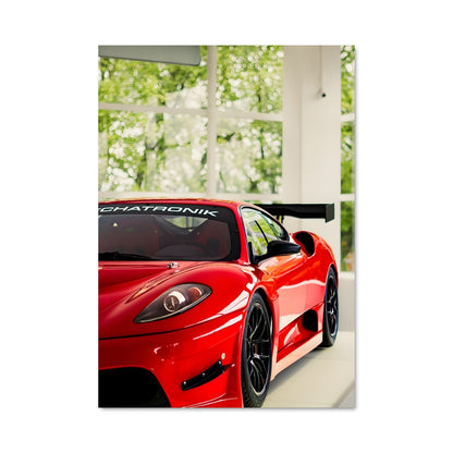 Poster Garage Rouge