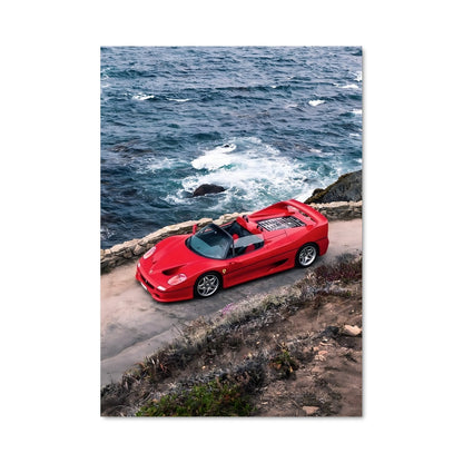 Poster Ferrari au Sommet