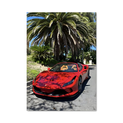 Poster Ferrari au Soleil