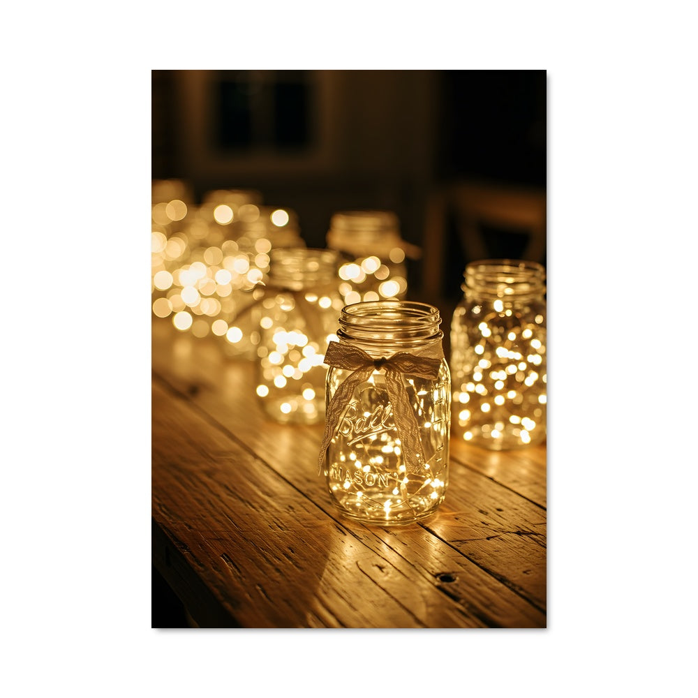 Poster Lumières en Bocal