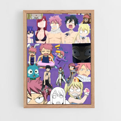 ap-fairy tail-9 cadre Bois clair