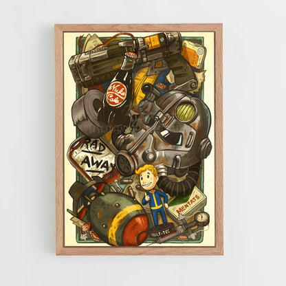 ap-fallout-1 cadre Bois clair