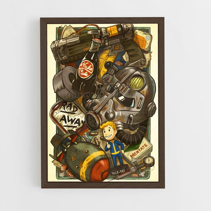 ap-fallout-1 cadre Bois foncé