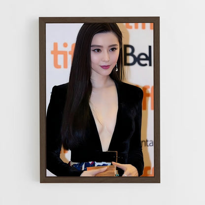 ap-fan bingbing-3 cadre Bois foncé