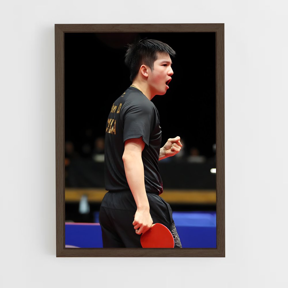 ap-fan zhendong-4 cadre Bois foncé