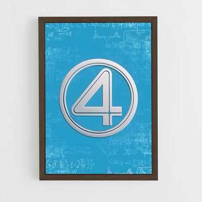 ap-fantastic four-7 cadre Bois foncé