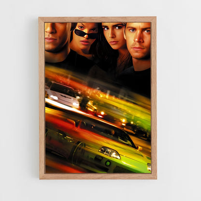 ap-fast and furious-7 cadre Bois clair