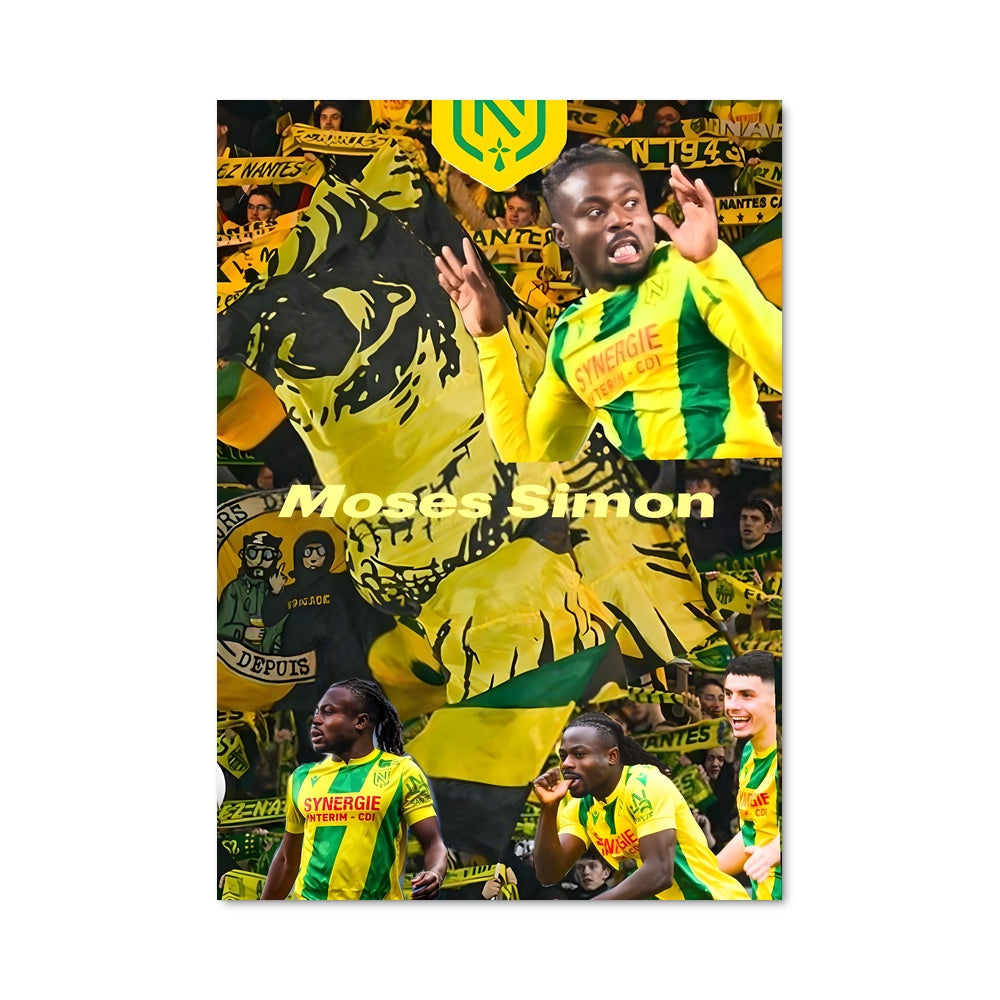 Poster La Fête Jaune et Verte