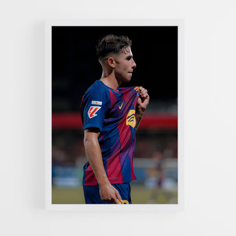 ap-fc barcelona-5 cadre Blanc