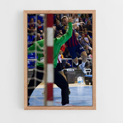 ap-fc barcelona handball-3 cadre Bois clair