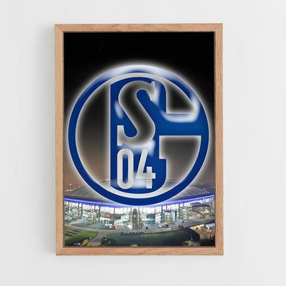 ap-fc schalke 04-9 cadre Bois clair