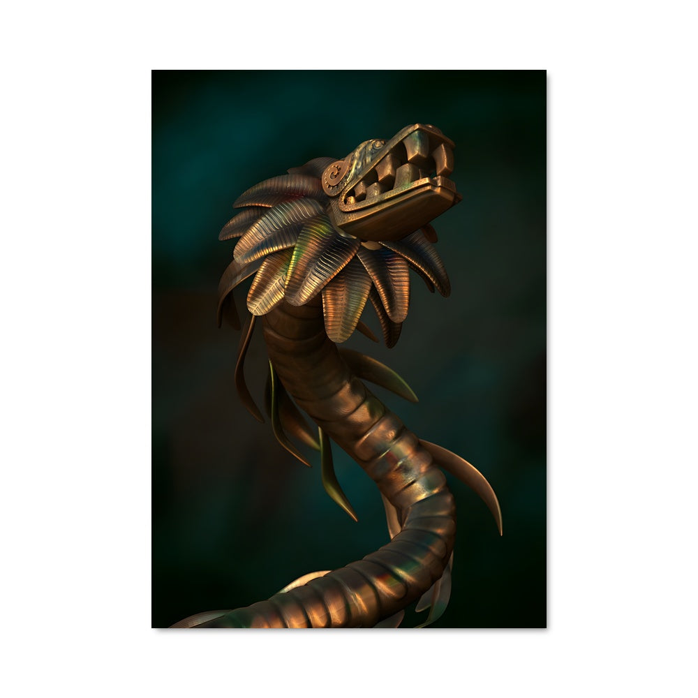 Poster Serpent Plumé