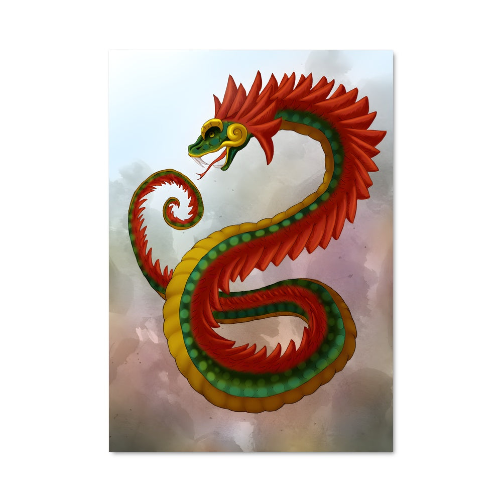 Poster Dragon Écarlate