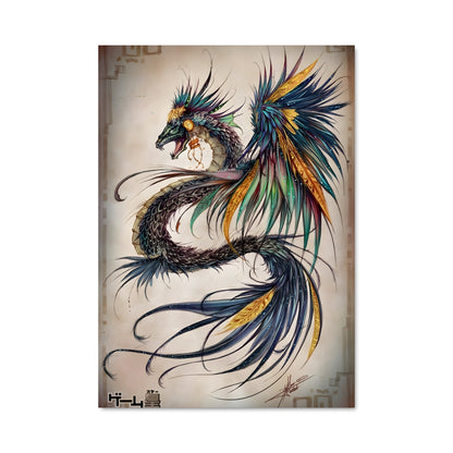 Poster Dragon Coloré