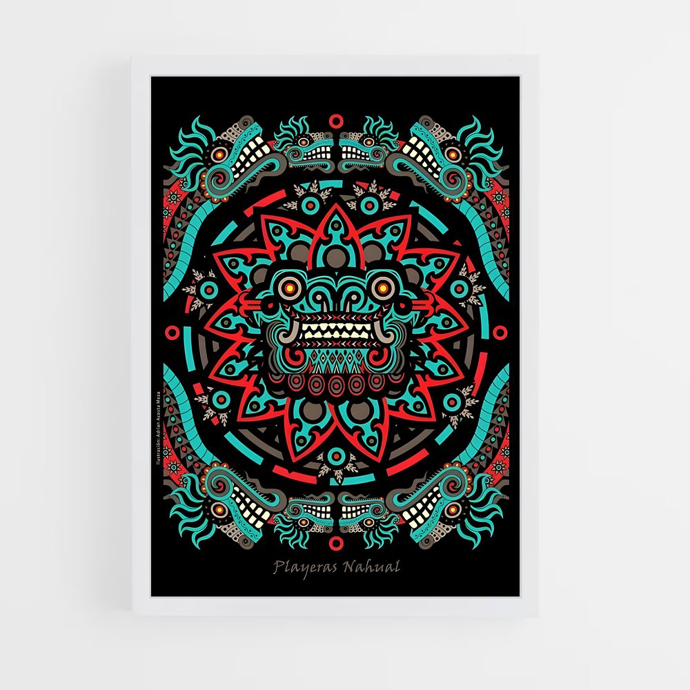 ap-feathered serpent-5 cadre Blanc
