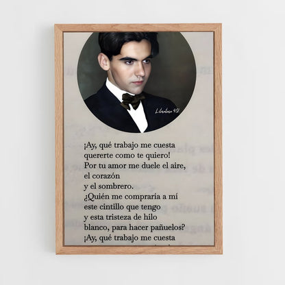 ap-federico garcia lorca-2 cadre Bois clair