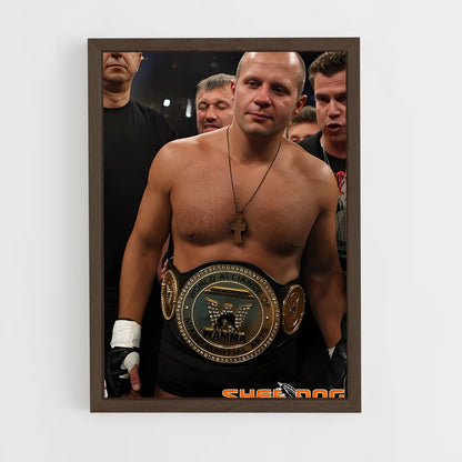 ap-fedor emelianenko-4 cadre Bois foncé