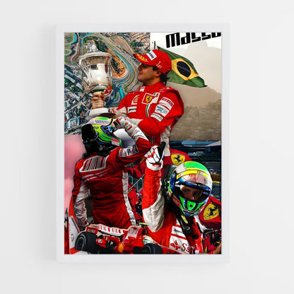 ap-felipe massa-1 cadre Blanc