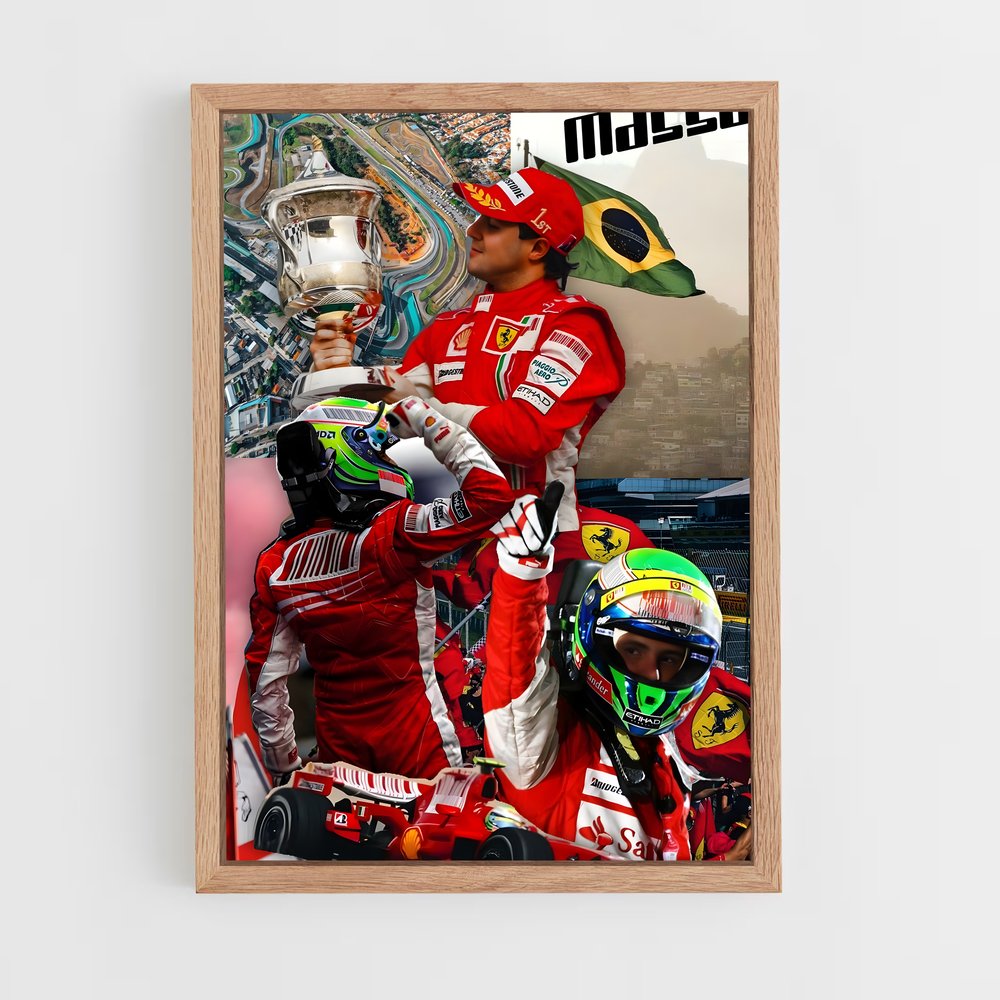 ap-felipe massa-1 cadre Bois clair