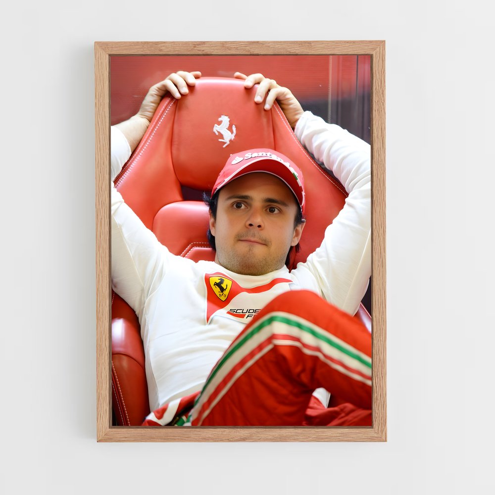 ap-felipe massa-2 cadre Bois clair