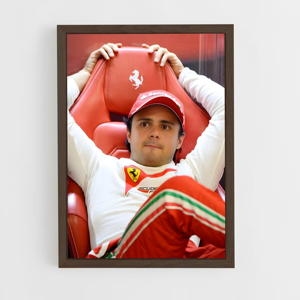 ap-felipe massa-2 cadre Bois foncé