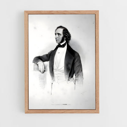 ap-felix mendelssohn-2 cadre Bois clair