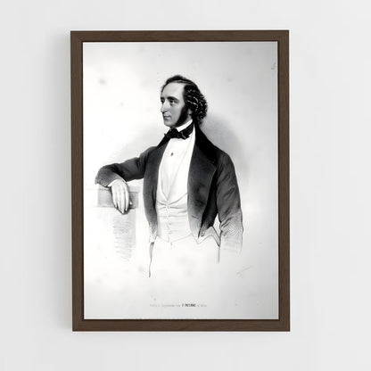 ap-felix mendelssohn-2 cadre Bois foncé