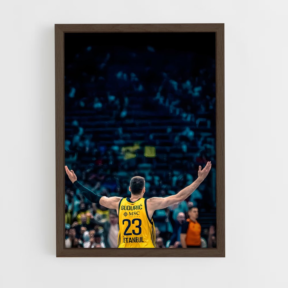ap-fenerbahce basketball-5 cadre Bois foncé