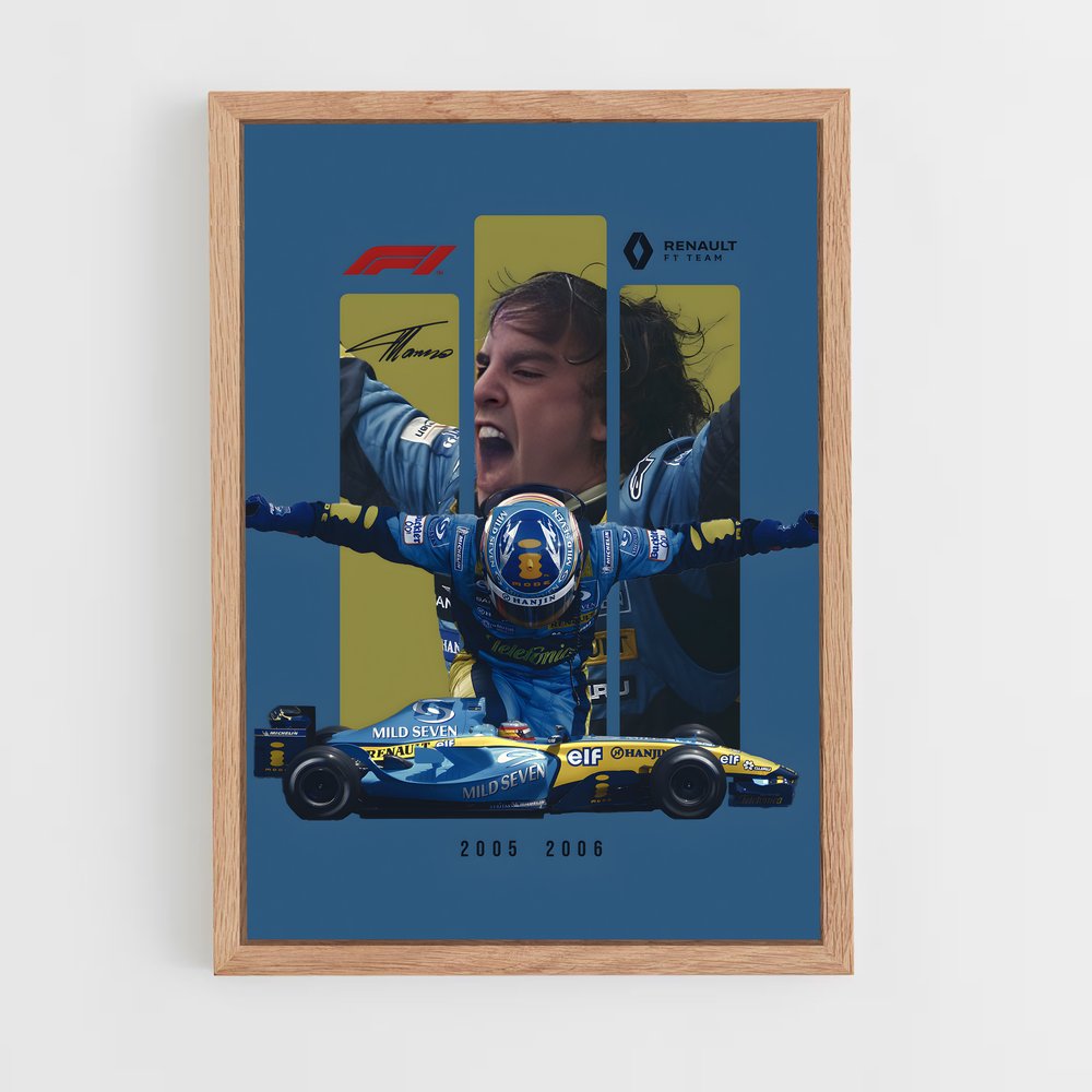 ap-fernando alonso-1 cadre Bois clair