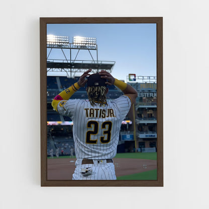 ap-fernando tatis jr-1 cadre Bois foncé