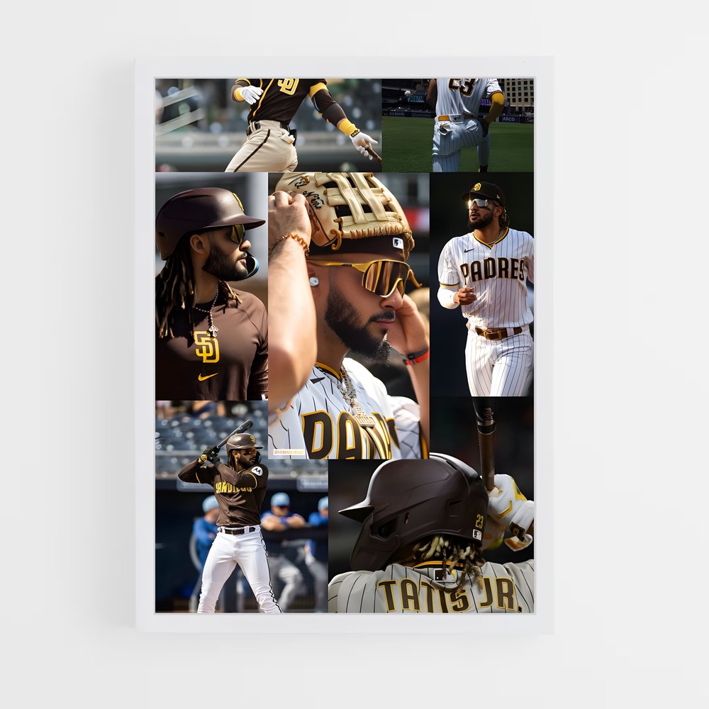 ap-fernando tatis jr-11 cadre Blanc