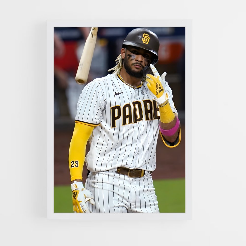 ap-fernando tatis jr-7 cadre Blanc
